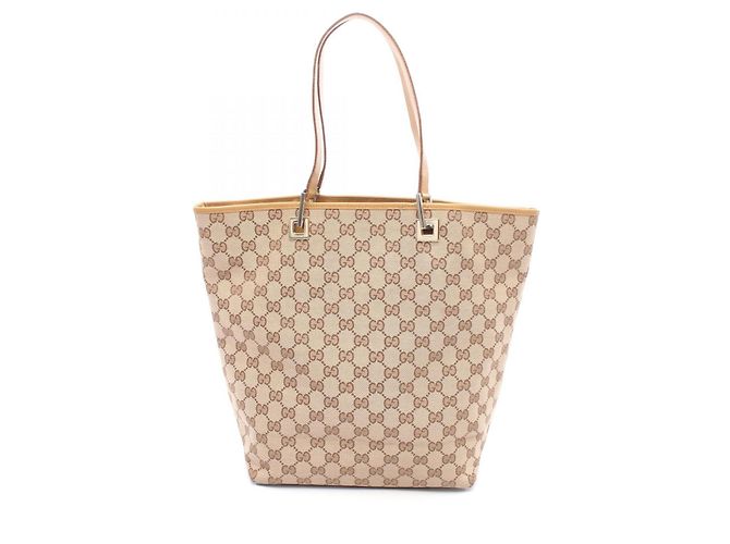 Sac cabas Gucci GG Canvas Marron Beige