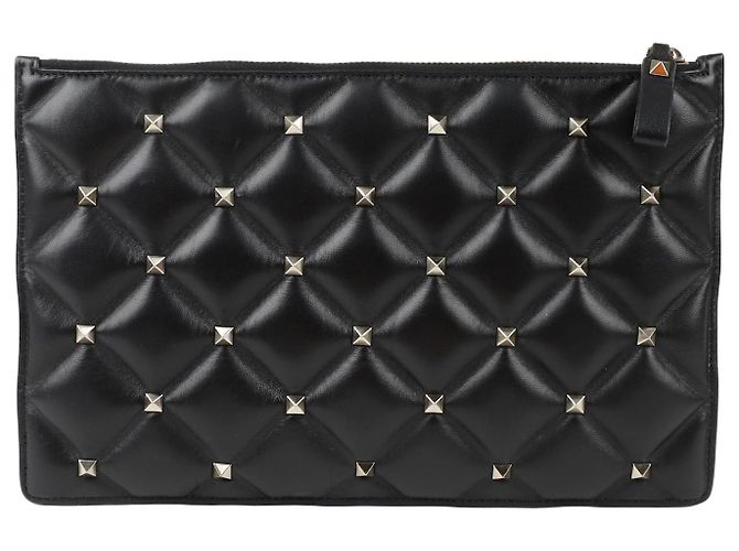 Valentino Garavani Clutch Candy con borchie Nero