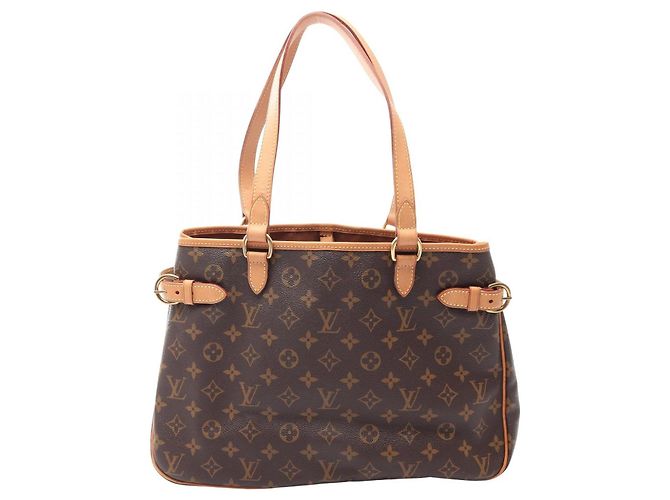 Bolsa de ombro Louis Vuitton Batignolles Horizontal Monogram Marrom