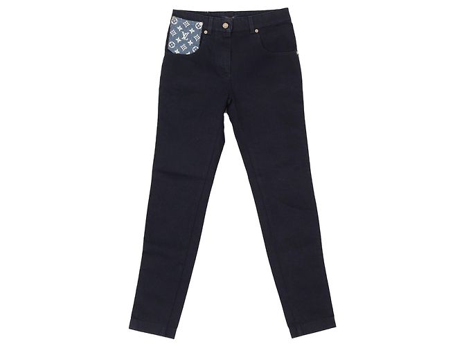 Louis Vuitton Monogram Pocket Denim Pants Blue