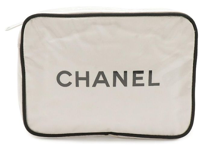 Pochette da Viaggio e Beauty Case Chanel Logo Bianco