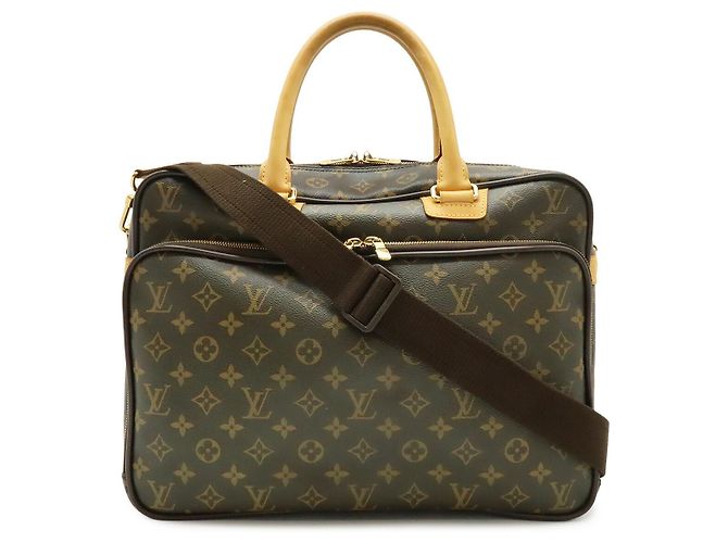 Louis Vuitton Monogram Icare Briefcase Brown