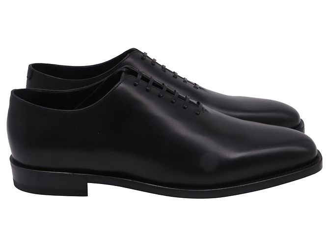 Salvatore Ferragamo Scarpe stringate Angiolo in pelle nera Ferragamo Nero