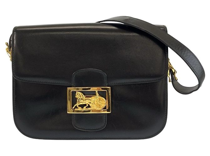 Céline Borsa a tracolla 2way in pelle CELINE Nero