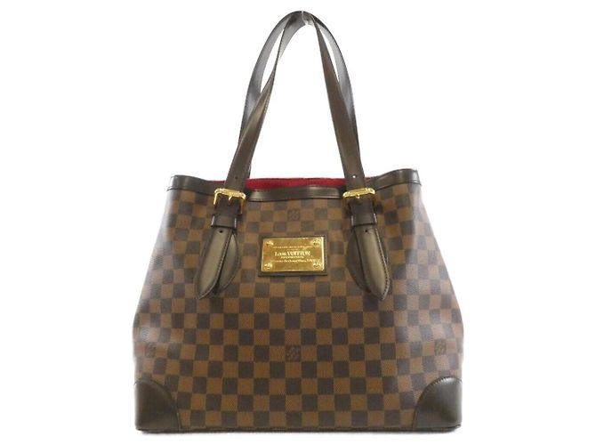 Bolsa Louis Vuitton Hampstead Damier Marrom