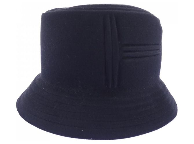 Hermès Hermes DALTON Rabbit Hat Black
