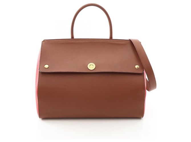 Bolsa Tote de couro 2way Burberry Elizabeth