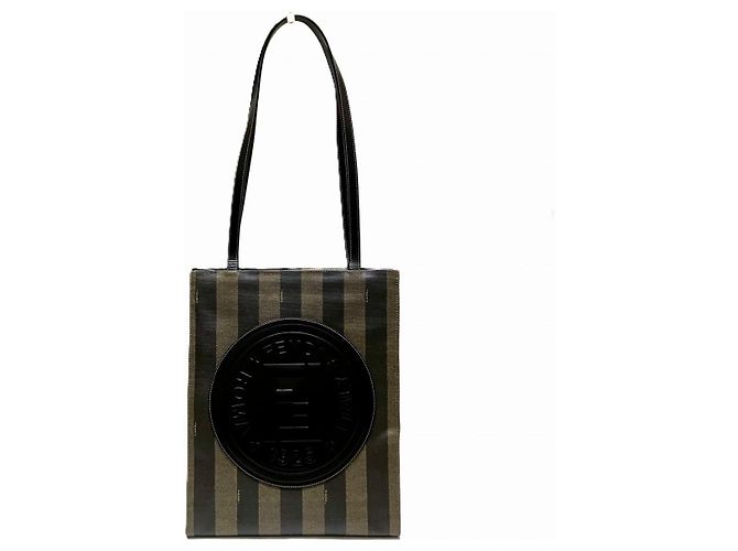 Borsa Tote in PVC Chanel Marrone