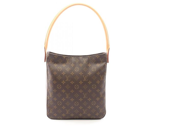 Bolsa de Ombro Louis Vuitton Looping GM Monogram Marrom