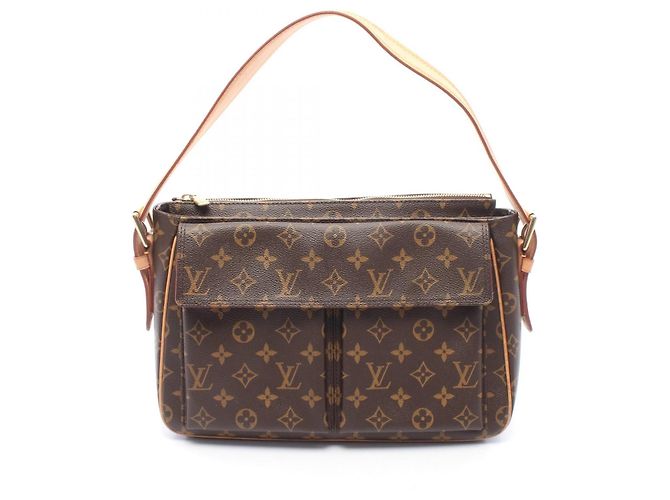 Bolsa de Ombro Louis Vuitton Vivasite Monogram Marrom