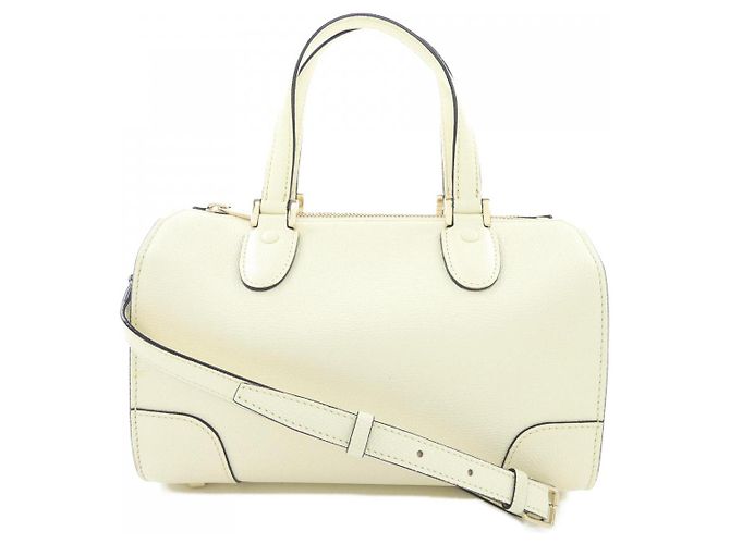 Bolsa Valextra BABILA em couro de bezerro macio Branco