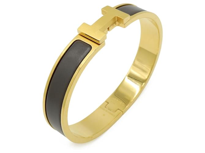 Hermès Bracciale Click H Hermes Giallo 
