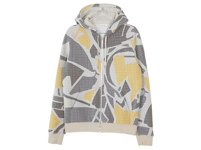 Hermès Kapuzenjacke Größe Grau