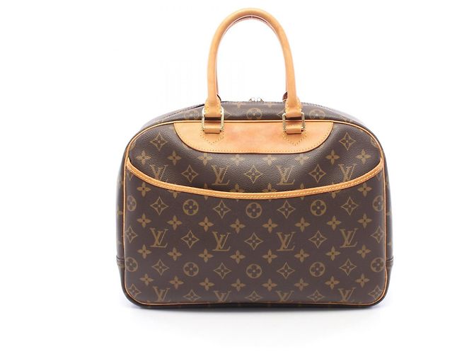 Louis Vuitton Deauville Monogram Handbag Brown