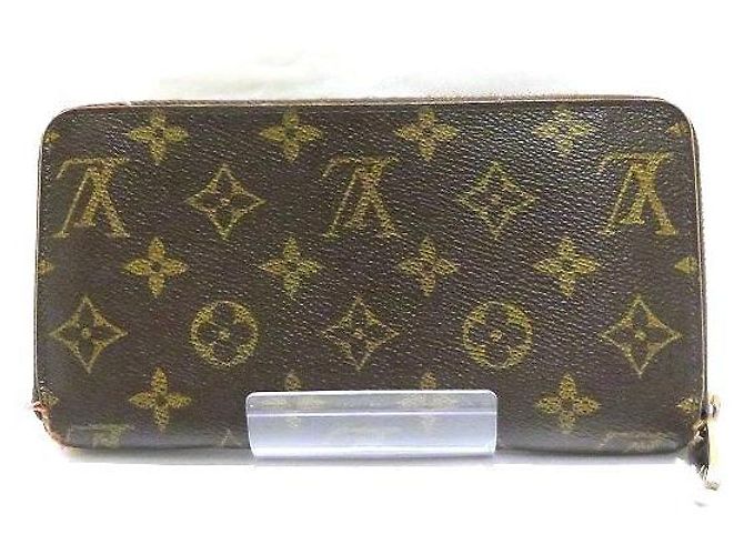 Cartera Zippy Monogram Louis Vuitton Castaño