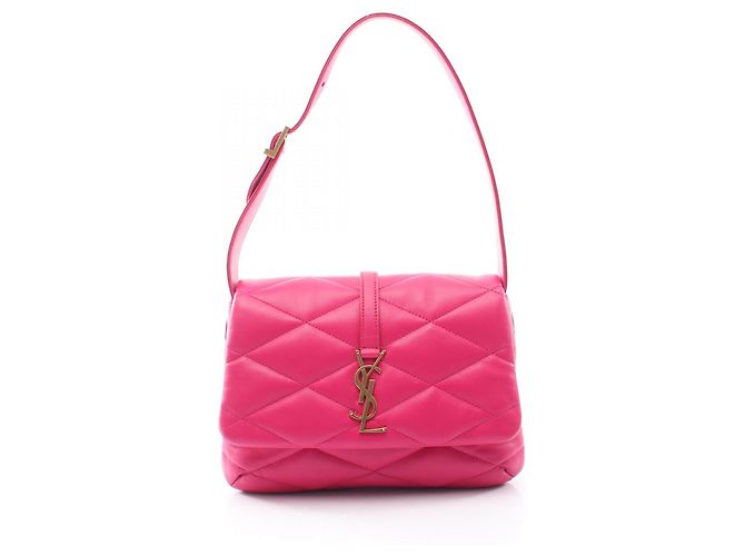Yves Saint Laurent Bolsa de ombro em couro LE57 Saint Laurent Paris