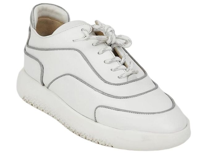 Baskets Hermès Volt en cuir blanc taille 36