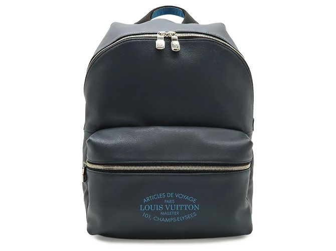 Louis Vuitton Discovery Taiga Backpack Blue