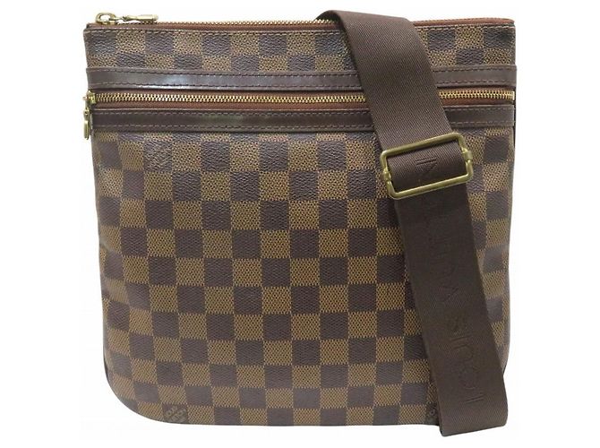 Pochette Bosphore Damier Ebene Louis Vuitton Borsa a Spalla Marrone