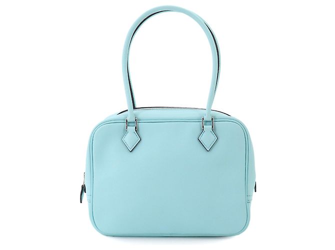 Hermès Borsa Hermes Mini Plume 20 Blu Pelle