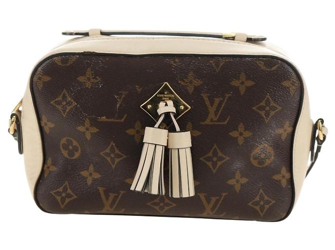 Louis Vuitton Saintonge em canvas Monogram com couro Marrom