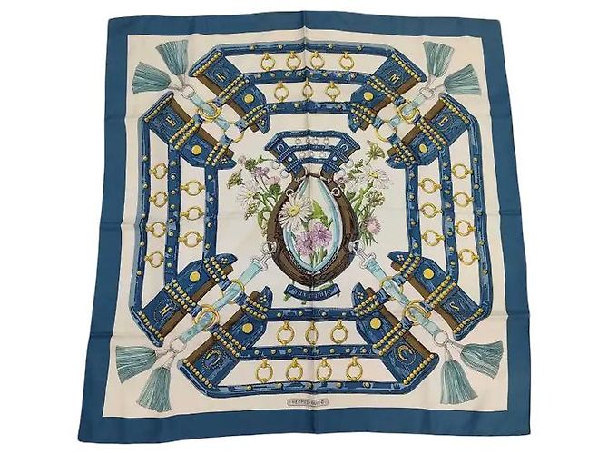 Hermès Hermes Carré 90 Seta multicolore 90 x 90