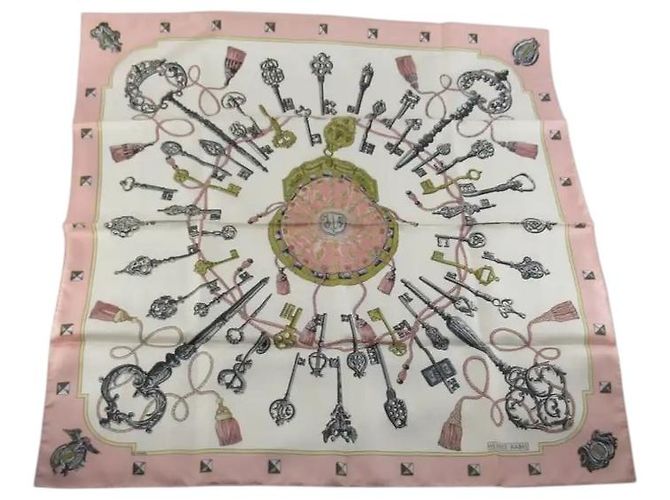 Hermès Hermes Carré 90 Seide multicolor 90 x 90 cm Python drucken