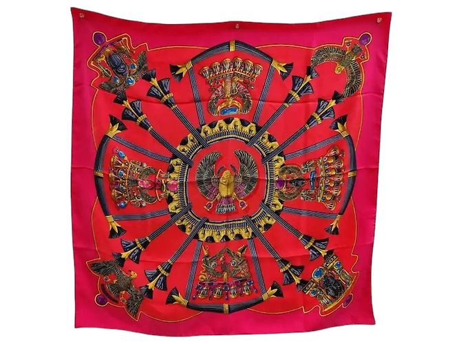 Hermès Hermes Carré 90 Seta multicolore 90 x 90