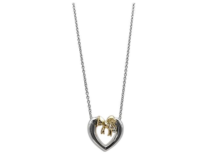 Tiffany & Co Collana Tiffany Heart Ribbon Combinata