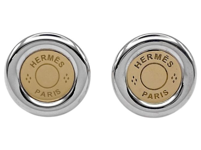 Hermès HERMES Clou de Selle Sellier Stud Earrings 