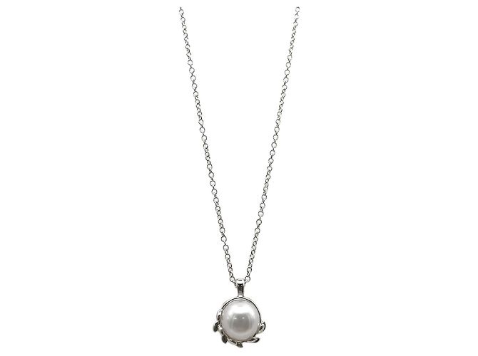 Tiffany & Co Pendente Collana Tiffany Olive Leaf Paloma Picasso Argento