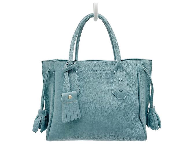 Bolsa de mão Longchamp Penelope Tassel Azul