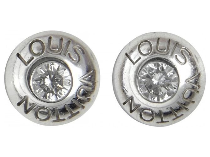 Orecchini a lobo in oro bianco 18K Louis Vuitton