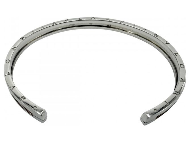 Bulgari Pulseira de bracelete aberto Bvlgari B-zero 1 Prata Dourado