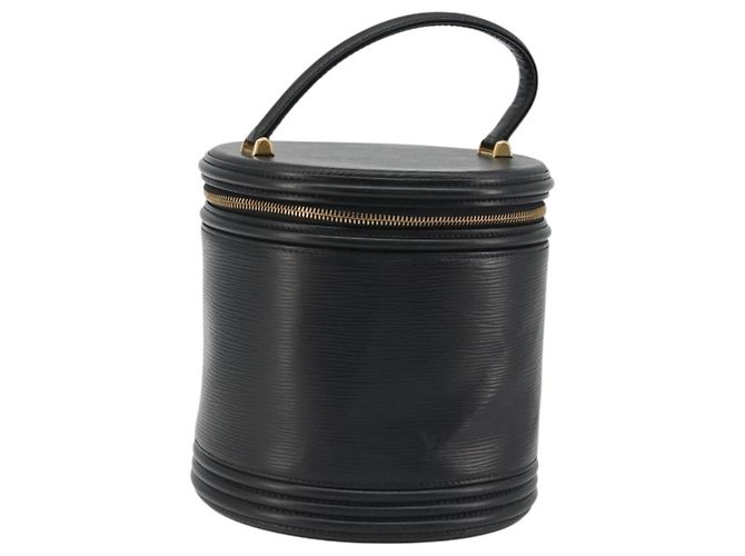 Borsa LOUIS VUITTON Epi Cannes Nera M48032 LV Auth ep14943A Nero
