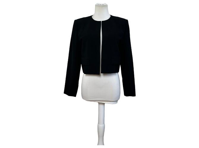 Chloé Giacca corta vintage Chloe nera in poliestere M Nero
