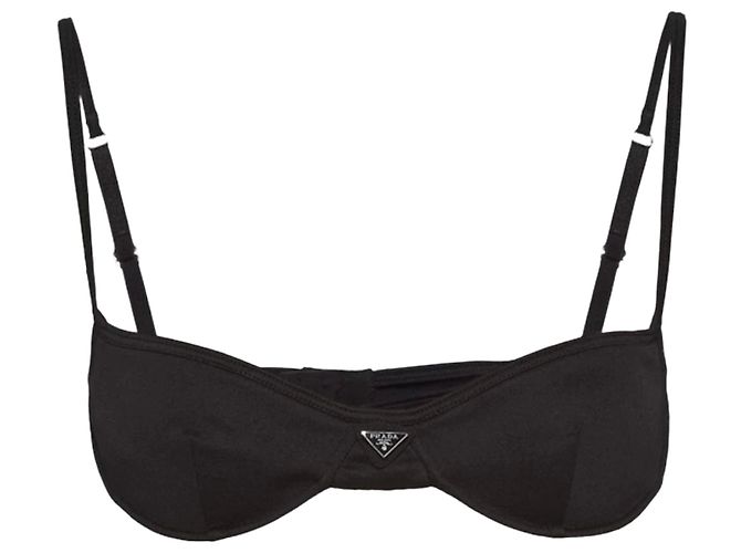 Prada Bikini Oberteil schwarz