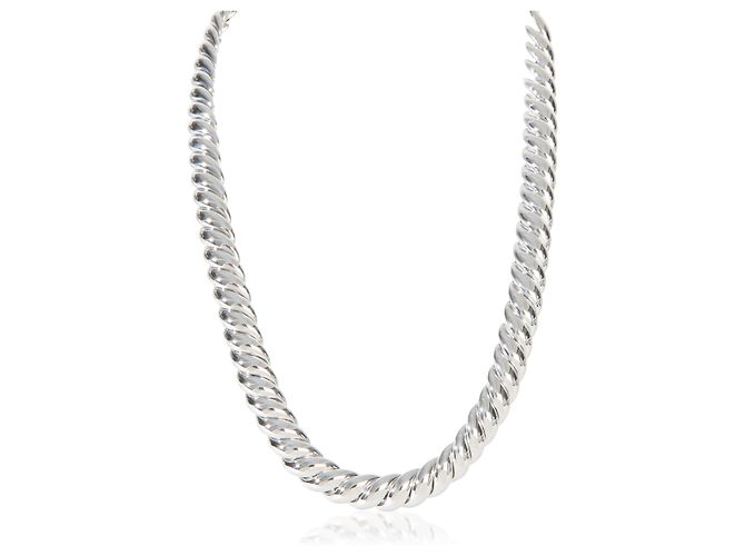 David Yurman Sterling Silber Sculpted Cable Halskette