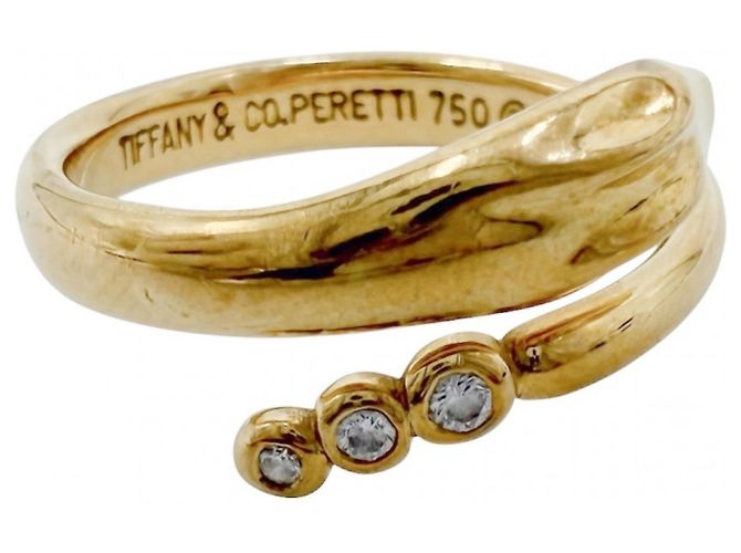 Anello serpente da donna Tiffany & Co. in oro giallo 18K