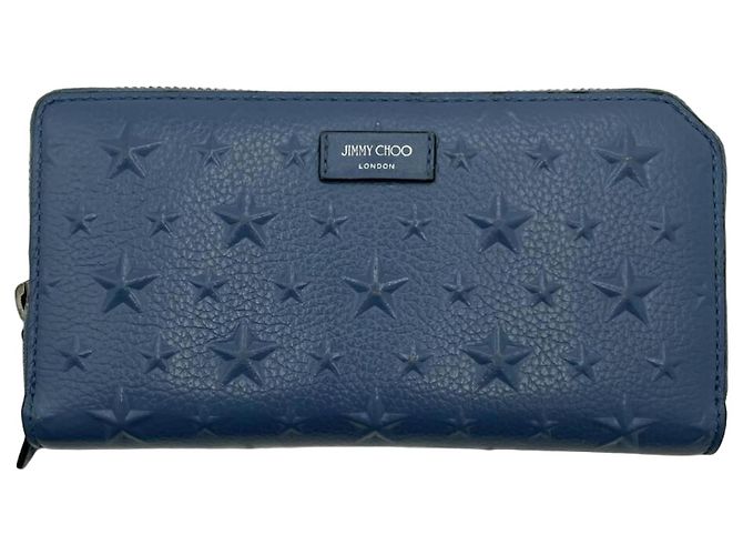 Jimmy Choo Carnaby S Long Wallet Blue