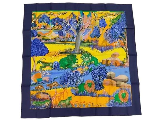 Hermès Hermes Carré 90 Seta multicolore 90 x 90