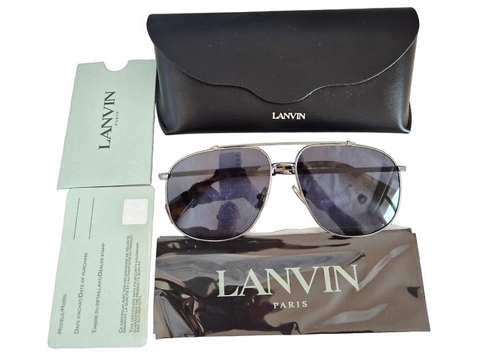 Lanvin aviator sunglasses Blue Grey Light blue