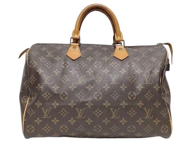 Louis Vuitton Speedy Monogram Canvas 35 Marron