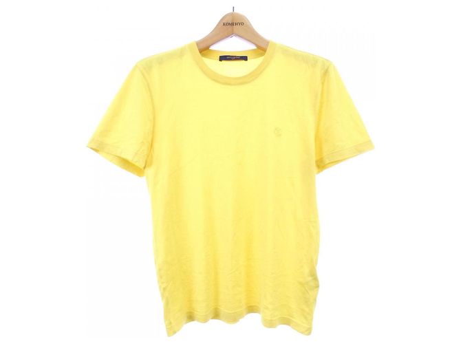 Camiseta de algodón Louis Vuitton Amarillo