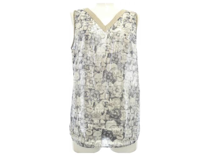 Timeless Top Chanel P55046V41487 Marrom