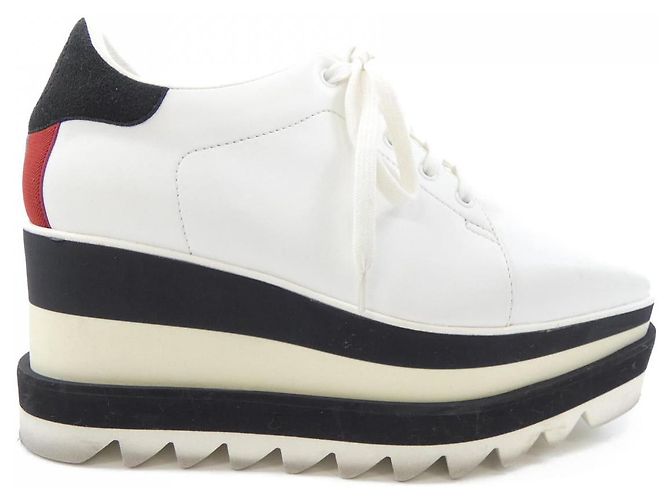 Stella Mc Cartney Zapatos de plataforma Stella McCartney Negro Blanco