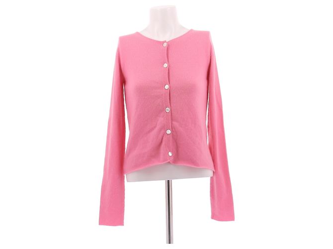 Autre Marque LUCIEN PELAT FINET Cardigan Rosa Kaschmir S Pink