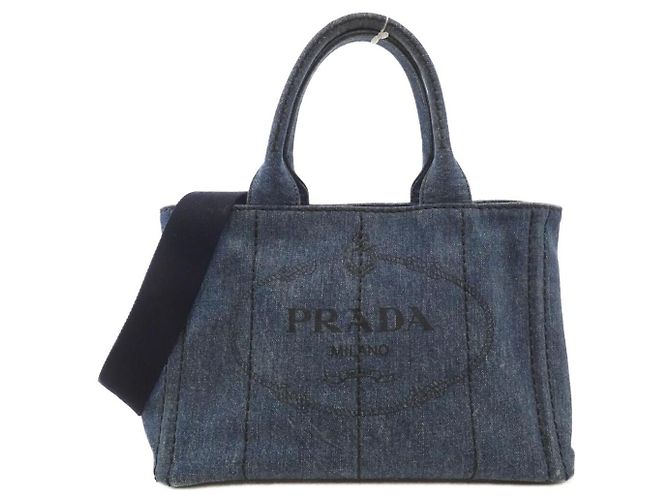 Tote Prada 1BG439 DENIM Bag Blue