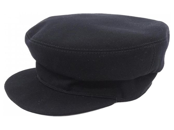 Hermès Hermes SAINT HONRE FUNNY ICE CREAM Cap Black