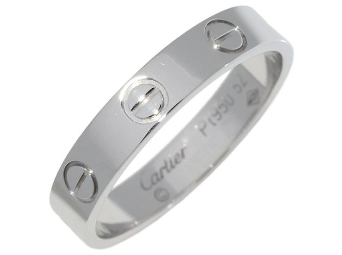 Cartier Love Ring Pt950 Ringgröße 52 Silber